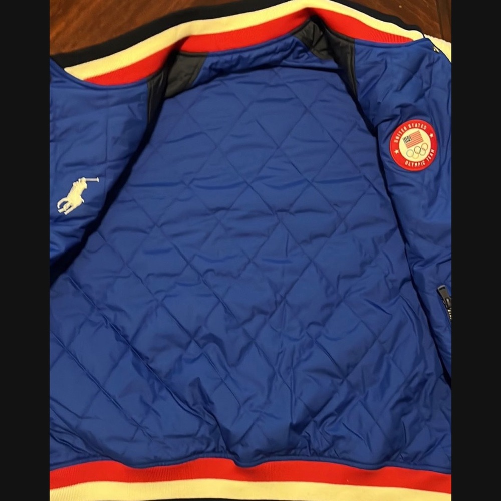 Olympic squad with this reversible fleece jacket from Polo Ralph Lauren.
